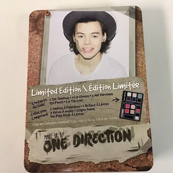 Harry Styles Complete Palette MakeUp Limited Edition Tin One Direction 16 items - Picture 1 of 3